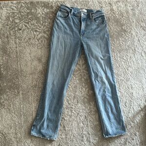 Abercrombie and Fitch 90s Straight ultra high-rise jeans